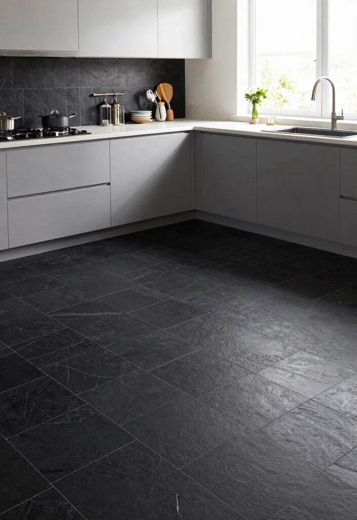15 Black Kitchen Floor Tiles Ideas With Sleek Finish 16 15 Black Kitchen Floor Tiles Ideas With Sleek Finish - Conclusion 1