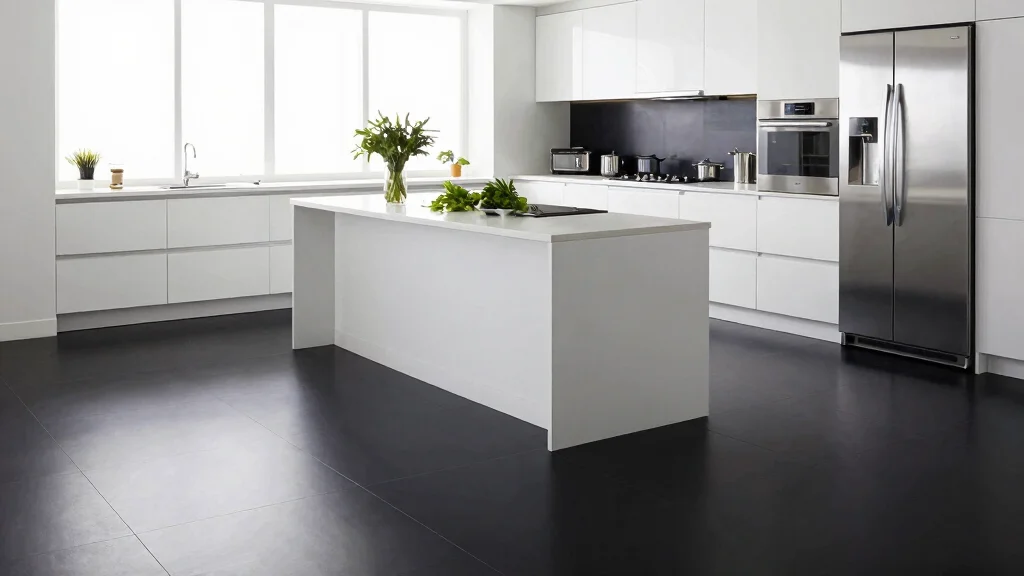 15 Black Kitchen Floor Tiles Ideas With Sleek Finish