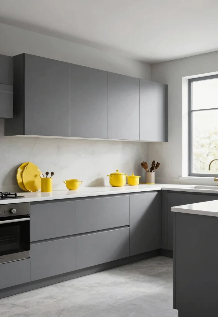 15 Kitchen Cabinets Colors 2026 Trending Ideas That Transform Your Space 8 15 Kitchen Cabinets Colors 2026 Trending Ideas That Transform Your Space - 8. Cool Grays with Texture 1