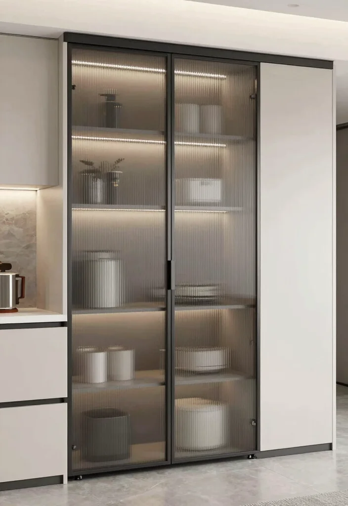 15 Kitchen Cabinets Inside Ideas That Improve Organization - 11. Sliding Cabinet Doors 1