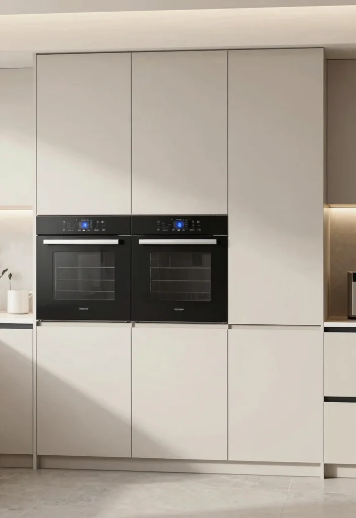 15 Kitchen Cabinets Showroom Ideas With Inspiring Displays - 15. Integrated Appliances 1