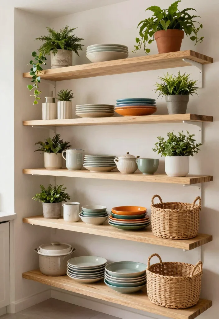 15 Kitchen Cabinets Showroom Ideas With Inspiring Displays - 6. Open Shelving Concepts 1