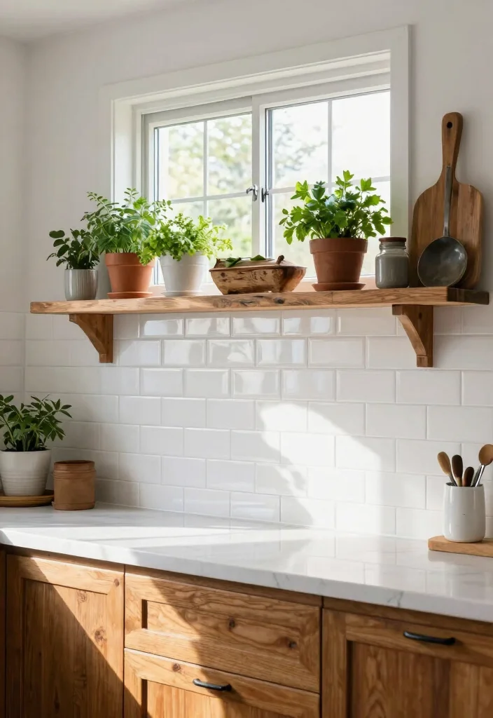 15 Kitchen Window Backsplash Ideas With Unique Charm - 1. Classic White Subway Tiles 1