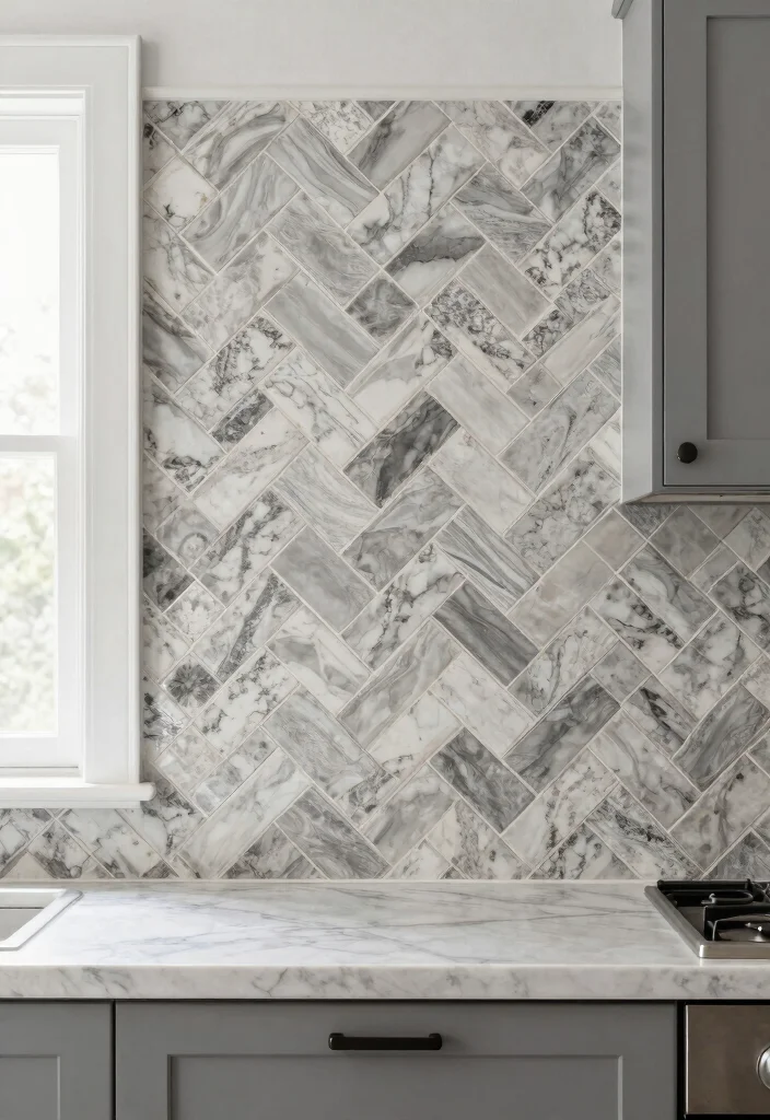 15 Kitchen Window Backsplash Ideas With Unique Charm - 8. Farmhouse Tile Patterns 1