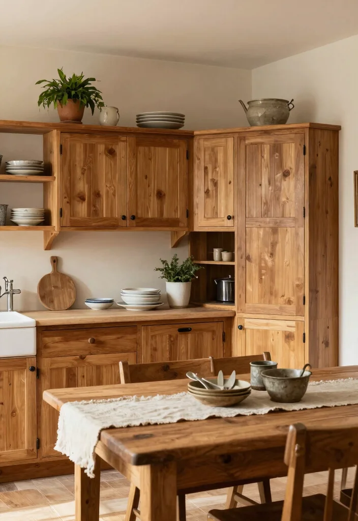 15 Light Brown Kitchen Cabinets Ideas With Cozy Appeal 1 15 Light Brown Kitchen Cabinets Ideas With Cozy Appeal - 1. Warm Rustic Elegance 1