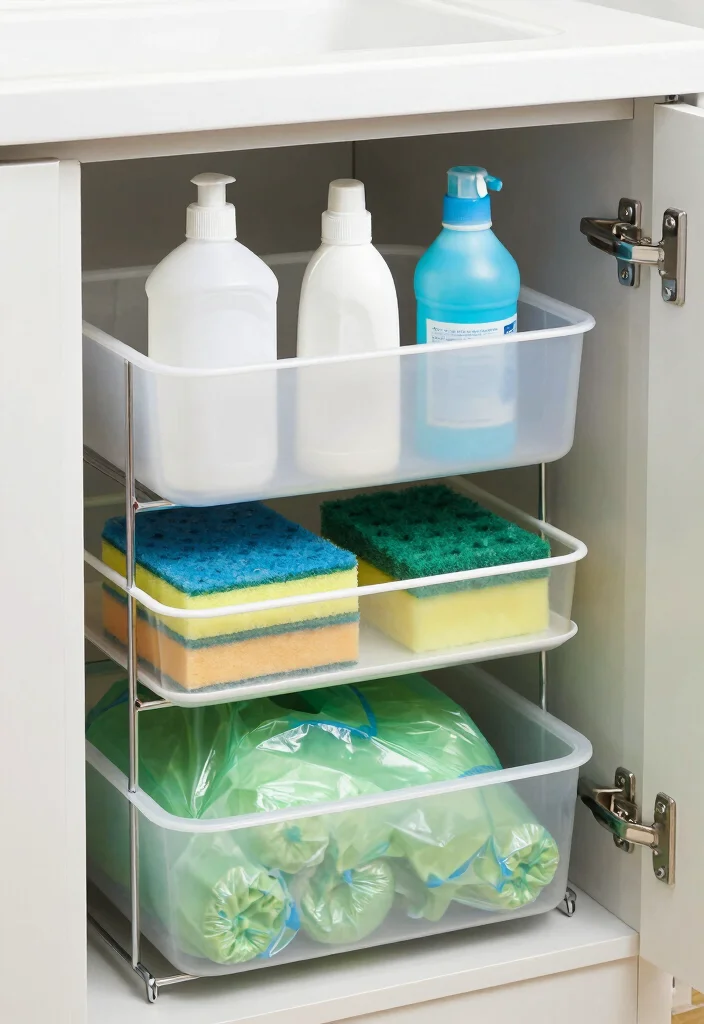 15 Smart Kitchen Storage Ideas That Maximize Function - 8. Under-Sink Storage 1