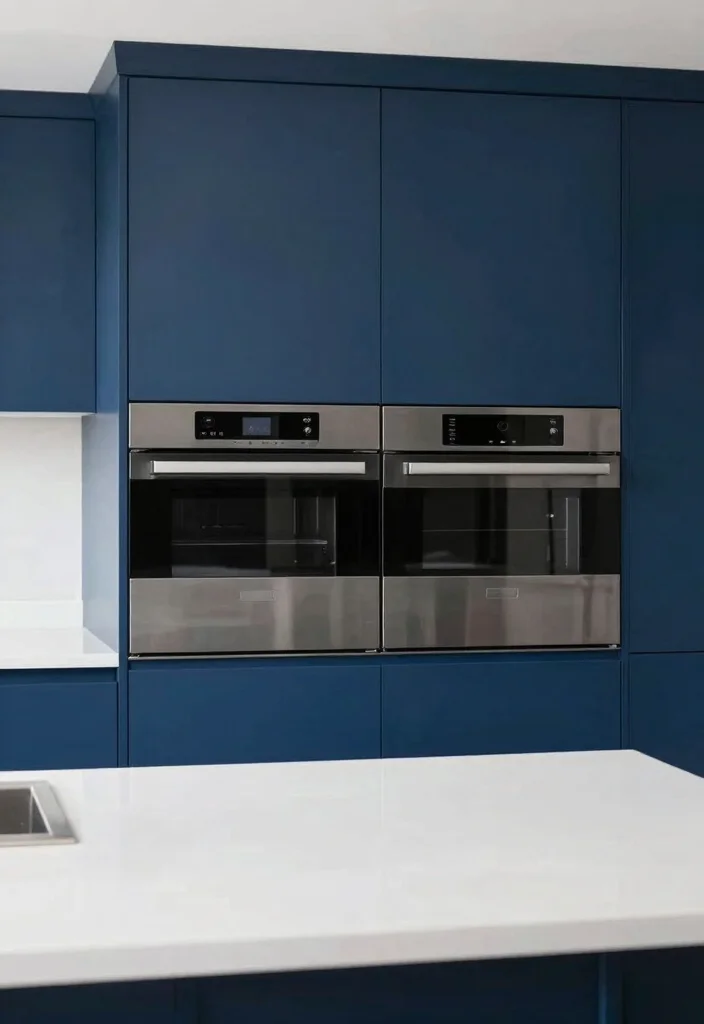 15 Wall of Cabinets Kitchen Ideas With Maximum Storage - 10. Built-In Appliances 1