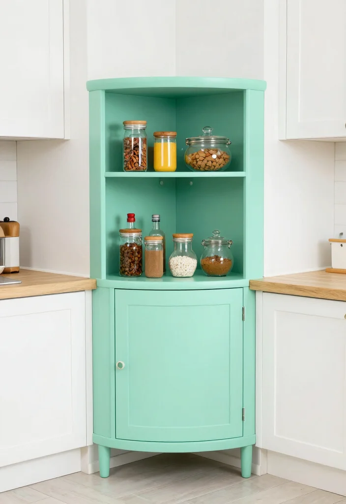 15 Wall of Cabinets Kitchen Ideas With Maximum Storage - 5. Corner Cabinet Solutions 1