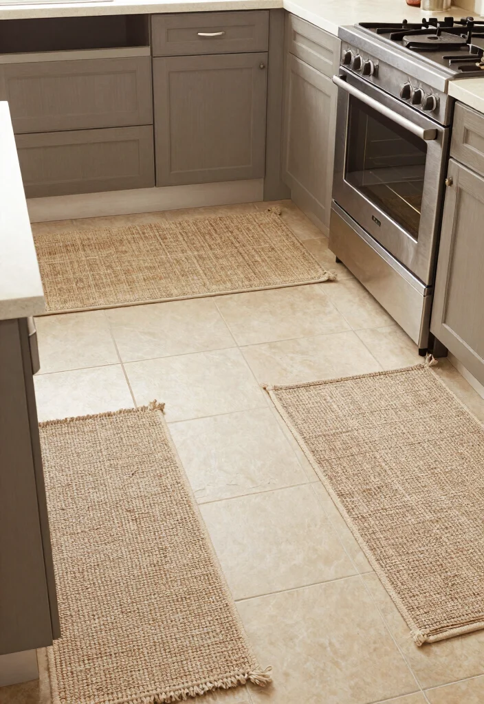 16 Beige Tile Kitchen Ideas With Soft Neutral Elegance 12 16 Beige Tile Kitchen Ideas With Soft Neutral Elegance - 12. Beige Tile Flooring for Low Maintenance 1