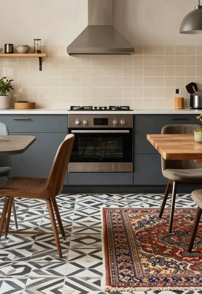 16 Beige Tile Kitchen Ideas With Soft Neutral Elegance 13 16 Beige Tile Kitchen Ideas With Soft Neutral Elegance - 13. Mixing Patterns with Beige Tiles 1