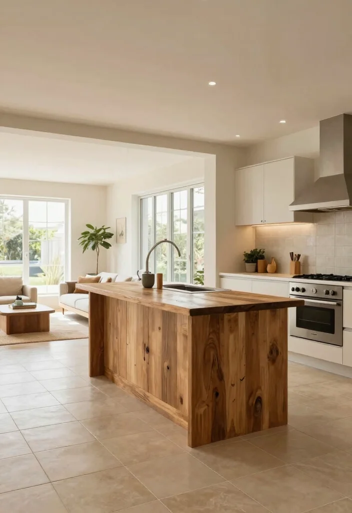 16 Beige Tile Kitchen Ideas With Soft Neutral Elegance 5 16 Beige Tile Kitchen Ideas With Soft Neutral Elegance - 5. Open Concept Warmth 1