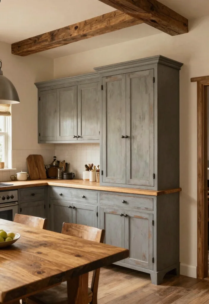16 Grey Cabinets Kitchen 2026 Trending Ideas With Modern Elegance - 12. Rustic Grey Cabinets 1