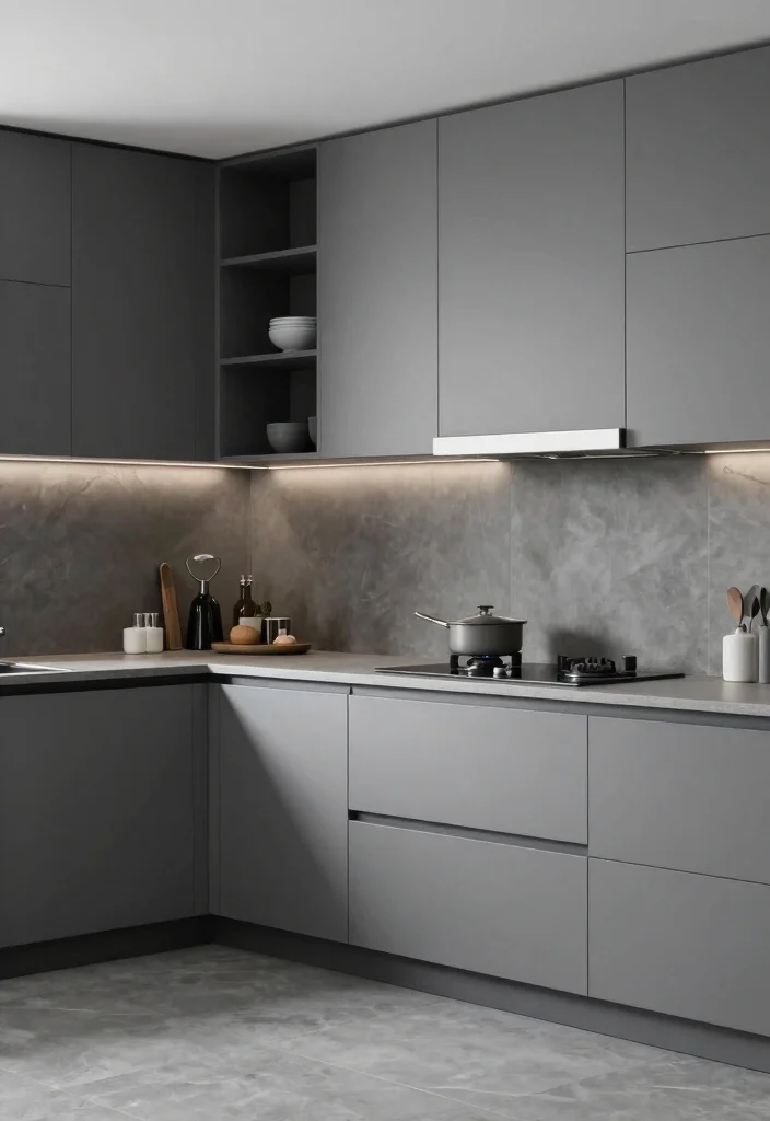 16 Grey Cabinets Kitchen 2026 Trending Ideas With Modern Elegance - 15. Monochromatic Grey Kitchens 1