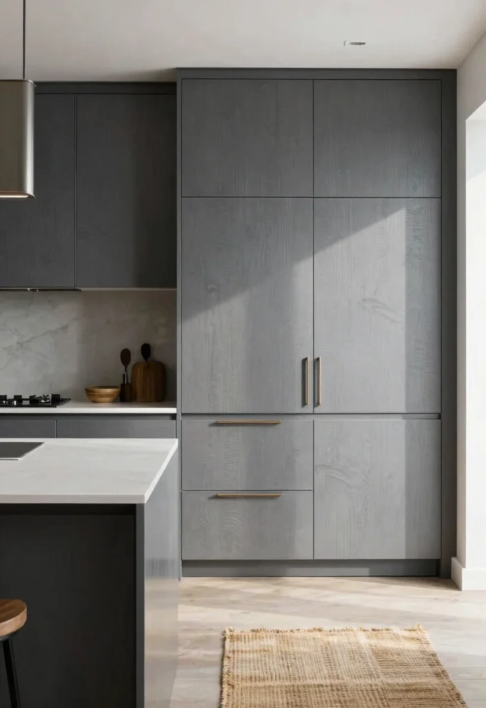 16 Grey Cabinets Kitchen 2026 Trending Ideas With Modern Elegance - 2. Textured Grey Cabinets 1
