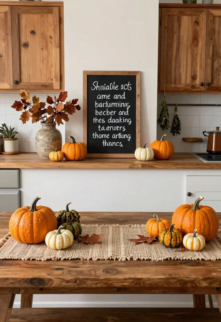 16 Kitchen Bench Decor Ideas With Casual Charm 7 16 Kitchen Bench Decor Ideas With Casual Charm - 7. Seasonal Decor Changes 1