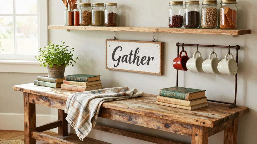 16 Kitchen Bench Decor Ideas With Casual Charm