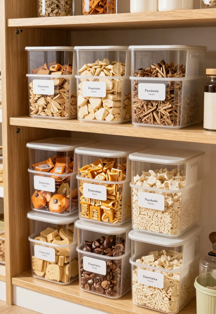 16 Storage Kitchen Ideas That Keep Everything Organized - 9. Stackable Bins 1