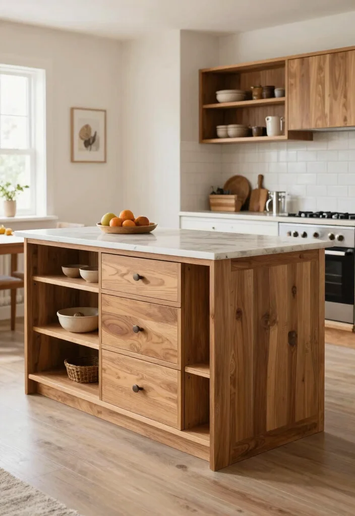 16 Wooden Cabinets Kitchen 2026 Trending Ideas With Timeless Warmth - 12. Multi-functional Island Cabinets 1