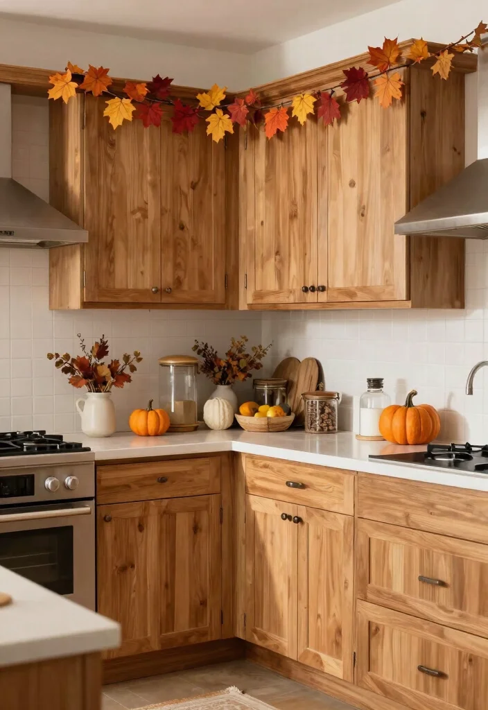 16 Wooden Cabinets Kitchen 2026 Trending Ideas With Timeless Warmth - 16. Seasonal Decor Adaptability 1