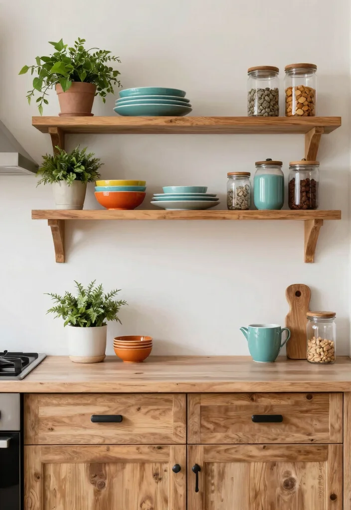 16 Wooden Cabinets Kitchen 2026 Trending Ideas With Timeless Warmth - 2. Open Shelving for Modern Kitchen Storage 1
