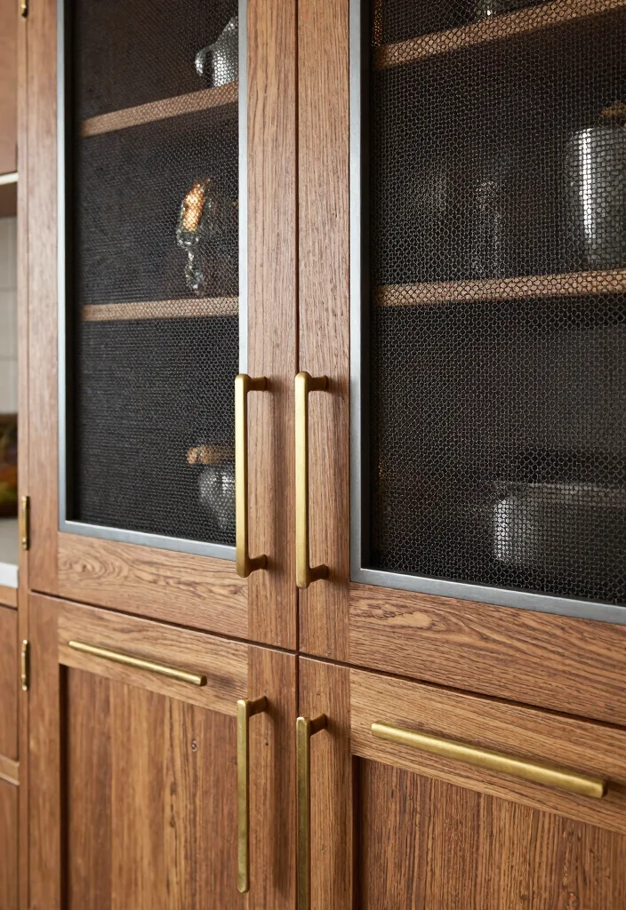 16 Wooden Cabinets Kitchen 2026 Trending Ideas With Timeless Warmth - 7. Incorporating Metal Elements 1