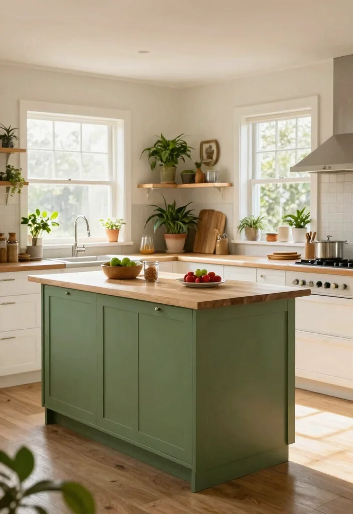 17 Green Kitchen Island White Cabinets Ideas With Trendy Balance - Conclusion 1