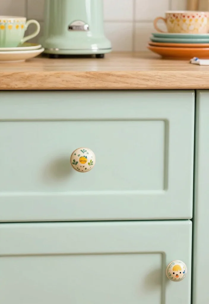 17 Kitchen Cabinet Knobs and Pulls Ideas That Upgrade Instantly 10 17 Kitchen Cabinet Knobs and Pulls Ideas That Upgrade Instantly - 10. Vintage Tin Knobs 1