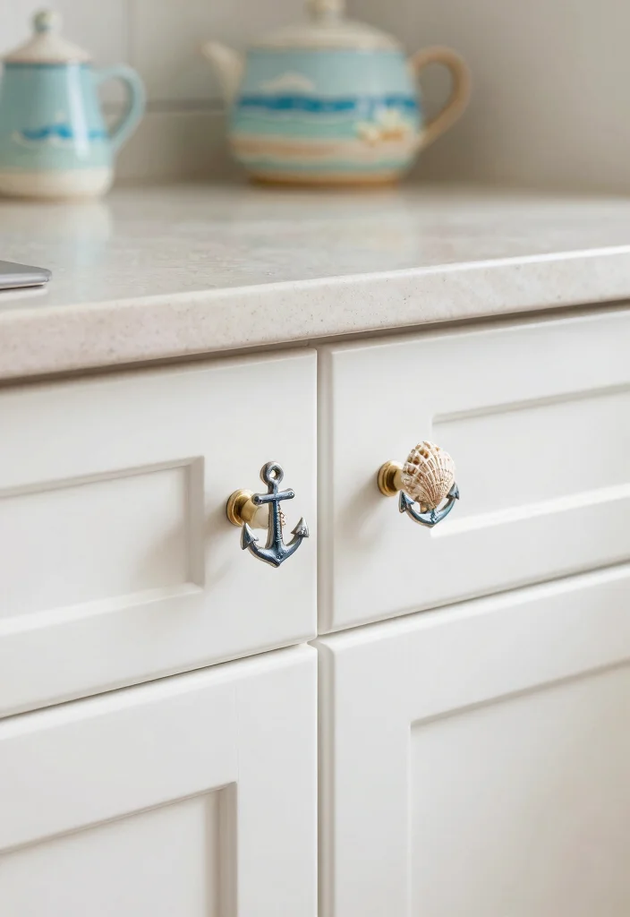 17 Kitchen Cabinet Knobs and Pulls Ideas That Upgrade Instantly 12 17 Kitchen Cabinet Knobs and Pulls Ideas That Upgrade Instantly - 12. Nautical-Themed Knobs 1