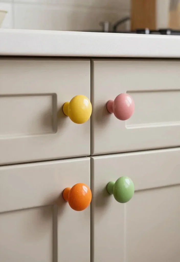 17 Kitchen Cabinet Knobs and Pulls Ideas That Upgrade Instantly 15 17 Kitchen Cabinet Knobs and Pulls Ideas That Upgrade Instantly - 15. Artistic Knob Designs 1
