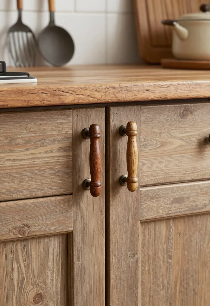 17 Kitchen Cabinet Knobs and Pulls Ideas That Upgrade Instantly 16 17 Kitchen Cabinet Knobs and Pulls Ideas That Upgrade Instantly - 16. Handcrafted Artisan Pulls 1