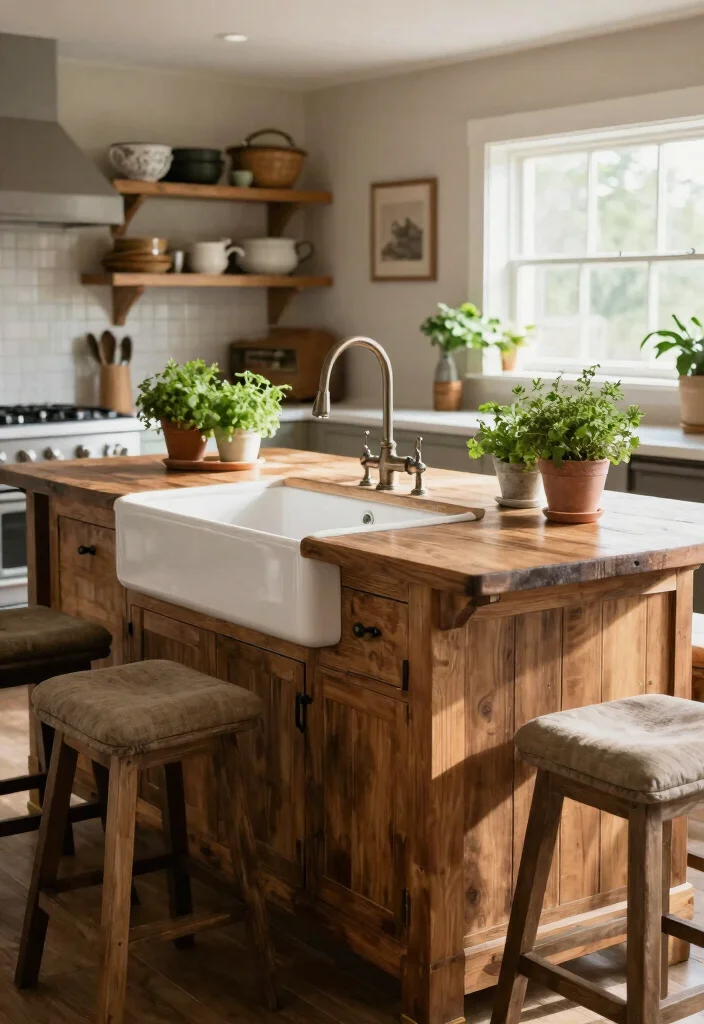 17 Kitchen Island Ideas With Seating That Bring Everyone Together - 5. The Island with a Sink 1