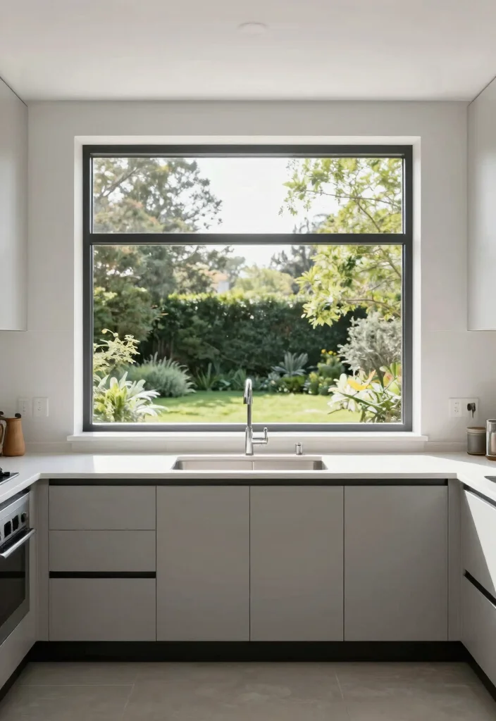 17 Kitchen Sink With Window Ideas That Feel Bright & Airy 14 17 Kitchen Sink With Window Ideas That Feel Bright & Airy - 14. Large Picture Windows 1