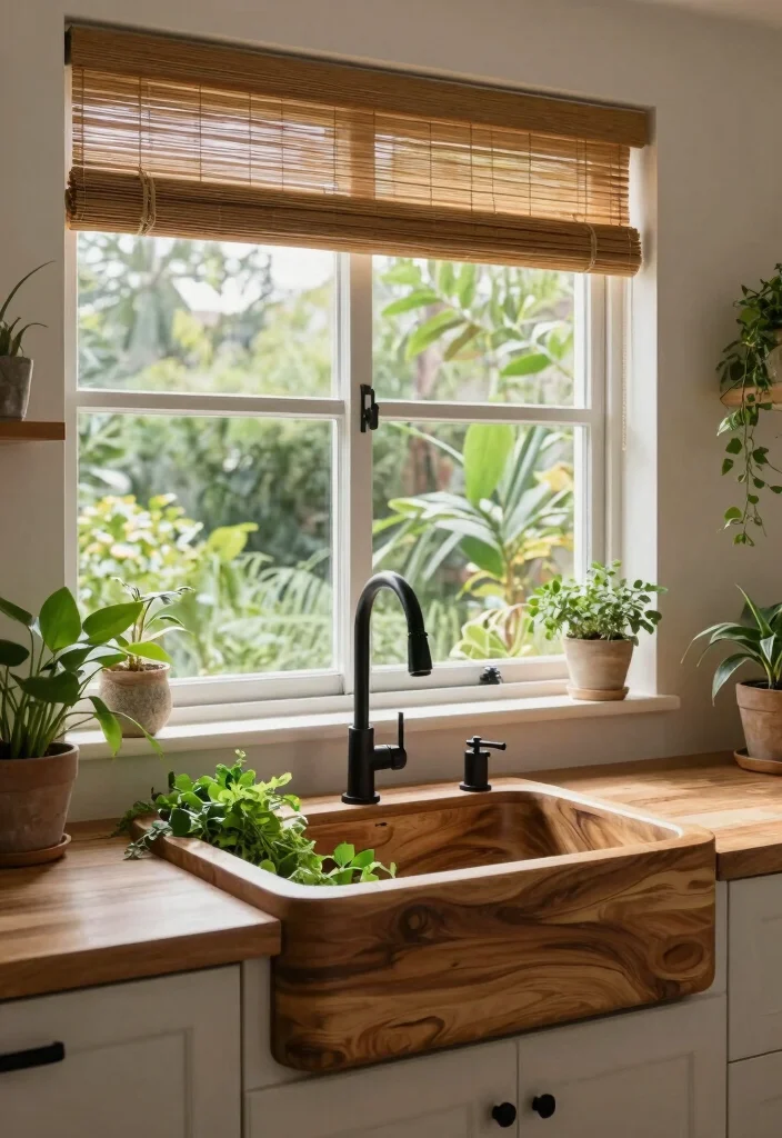 17 Kitchen Sink With Window Ideas That Feel Bright & Airy 4 17 Kitchen Sink With Window Ideas That Feel Bright & Airy - 4. Eco-Friendly Materials 1