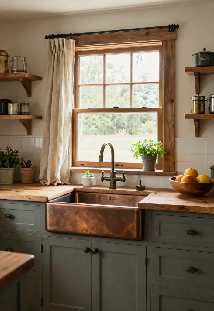 17 Kitchen Sink With Window Ideas That Feel Bright & Airy 9 17 Kitchen Sink With Window Ideas That Feel Bright & Airy - 9. Rustic Chic 1
