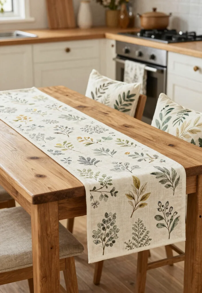 17 Kitchen Witch Decor Ideas With Cozy Mystical Charm 12 17 Kitchen Witch Decor Ideas With Cozy Mystical Charm - 12. Nature-Inspired Textiles 1