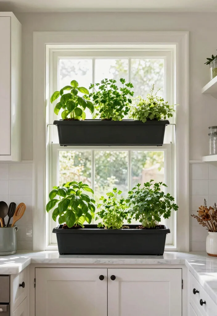 17 Kitchen With Bay Window Layout Ideas That Feel Spacious 4 17 Kitchen With Bay Window Layout Ideas That Feel Spacious - 4. Integrated Window Planters 1