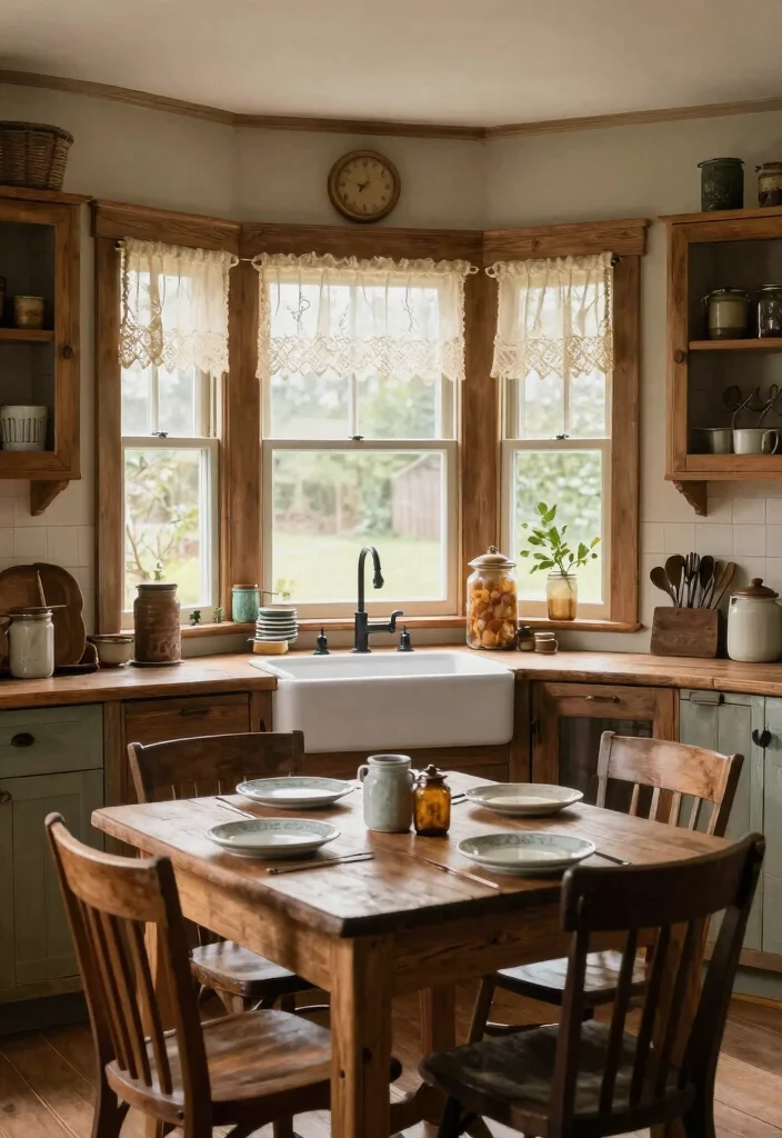 17 Kitchen With Bay Window Layout Ideas That Feel Spacious 6 17 Kitchen With Bay Window Layout Ideas That Feel Spacious - 6. Farmhouse Style Charm 1