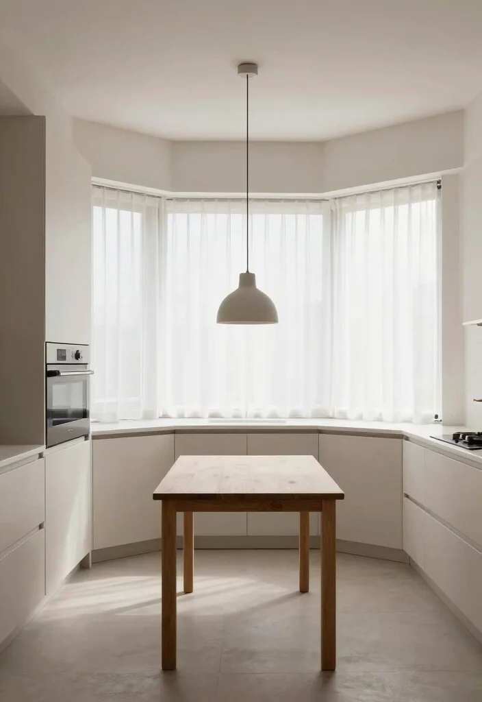 17 Kitchen With Bay Window Layout Ideas That Feel Spacious 7 17 Kitchen With Bay Window Layout Ideas That Feel Spacious - 7. Minimalist Approach 1