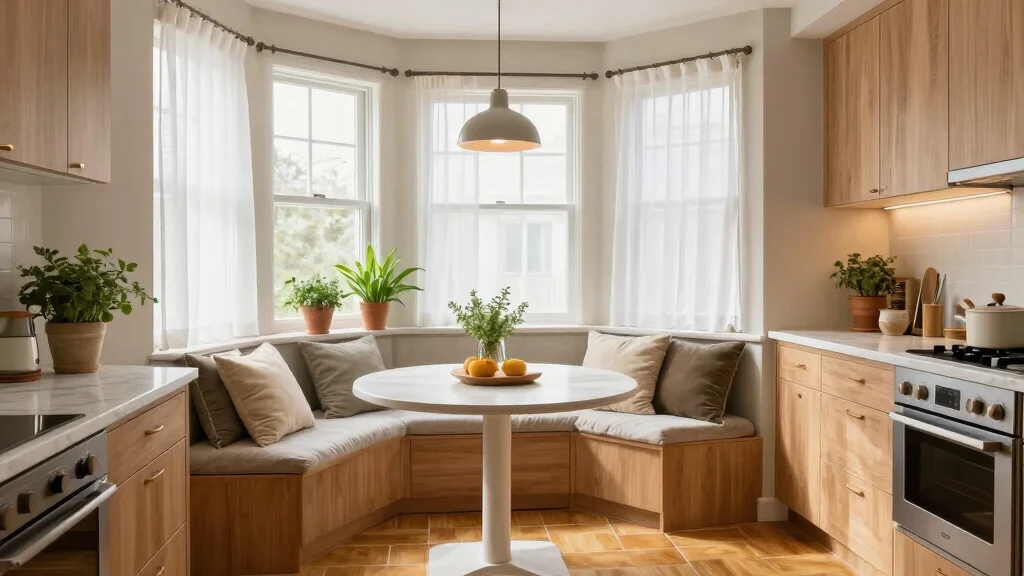 17 Kitchen With Bay Window Layout Ideas That Feel Spacious
