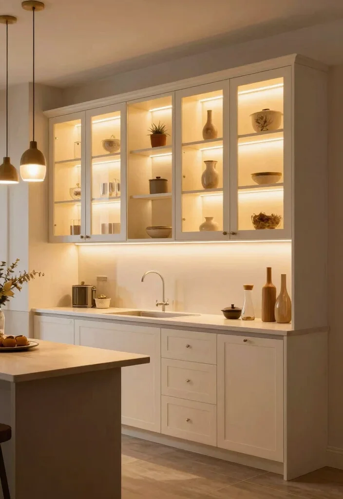 17 Shaker Style Kitchen Cabinets Ideas With Timeless Appeal 12 17 Shaker Style Kitchen Cabinets Ideas With Timeless Appeal - 12. Integrated Lighting 1