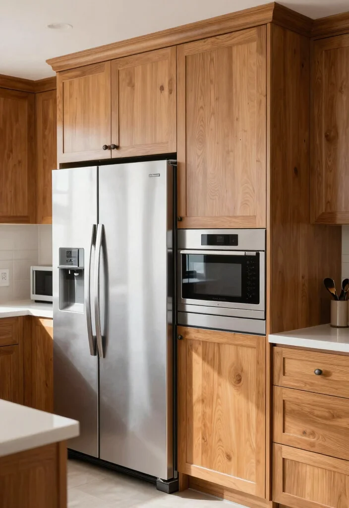 17 Shaker Style Kitchen Cabinets Ideas With Timeless Appeal 16 17 Shaker Style Kitchen Cabinets Ideas With Timeless Appeal - 16. Hidden Appliances 1