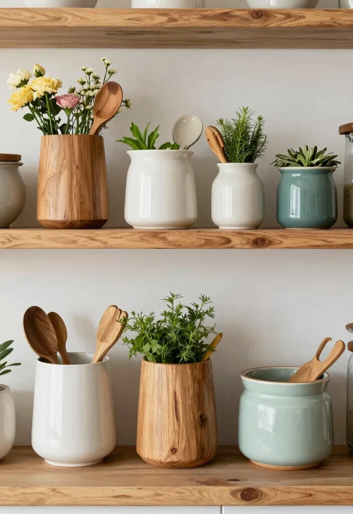 17 Shelf Decor Kitchen Ideas That Look Effortlessly Styled 11 17 Shelf Decor Kitchen Ideas That Look Effortlessly Styled - 11. Chic Storage Containers 1