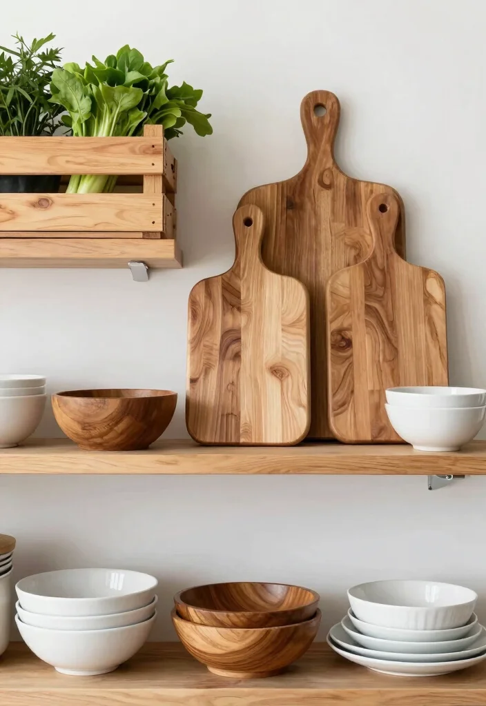 17 Shelf Decor Kitchen Ideas That Look Effortlessly Styled 2 17 Shelf Decor Kitchen Ideas That Look Effortlessly Styled - 2. Rustic Wooden Accents 1