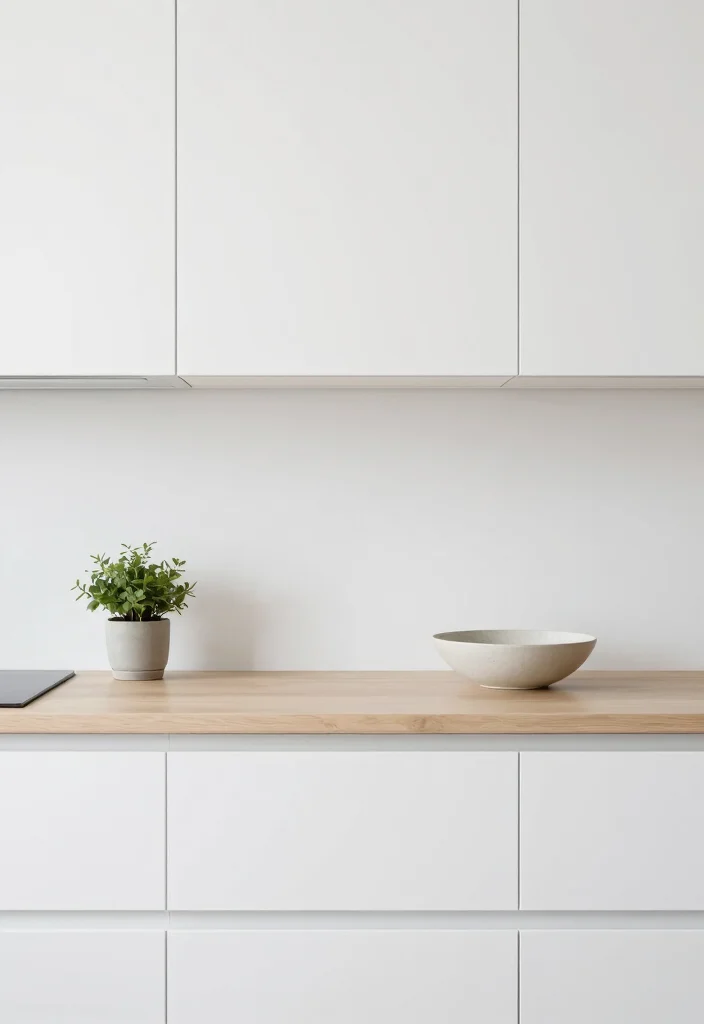 17 Small Kitchen Counter Organization Ideas That Stay Tidy - 14. Minimalist Decor Touches 1