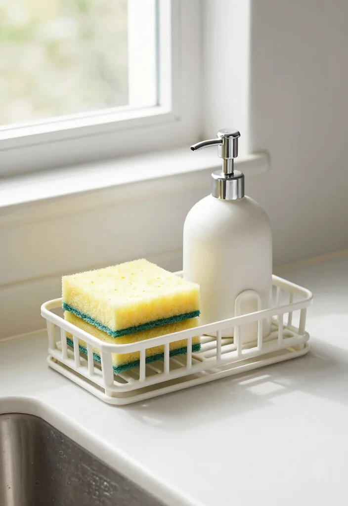 17 Small Kitchen Counter Organization Ideas That Stay Tidy - 7. Utilize Your Sink Area 1