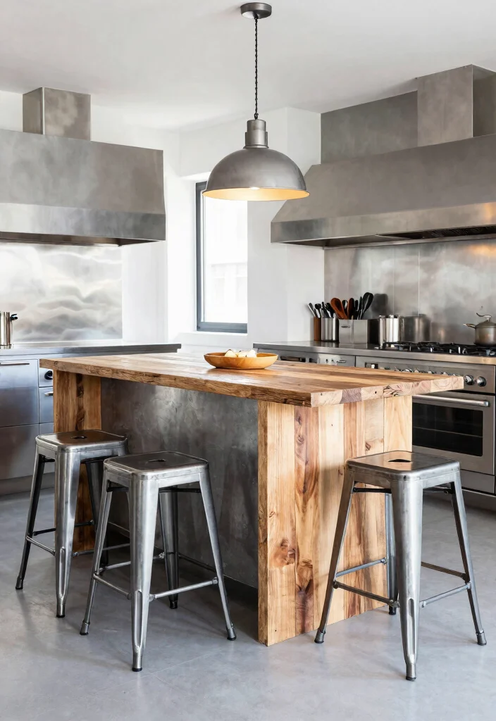 17 Stools for Kitchen Island 2026 Trending Ideas That Blend Comfort & Style 4 17 Stools for Kitchen Island 2026 Trending Ideas That Blend Comfort & Style - 4. Industrial-Style Metal Stools 1