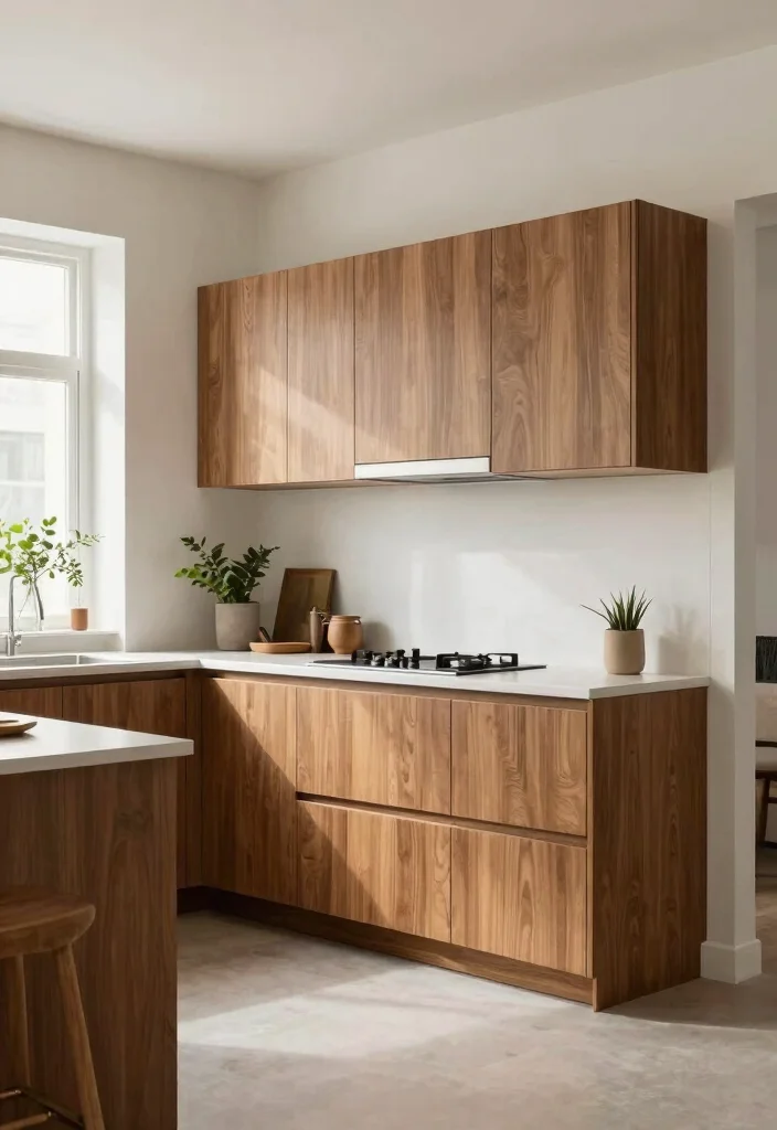 17 Teak Kitchen Cabinets Ideas With Natural Luxury 14 17 Teak Kitchen Cabinets Ideas With Natural Luxury - 14. Teak for Urban Living 1
