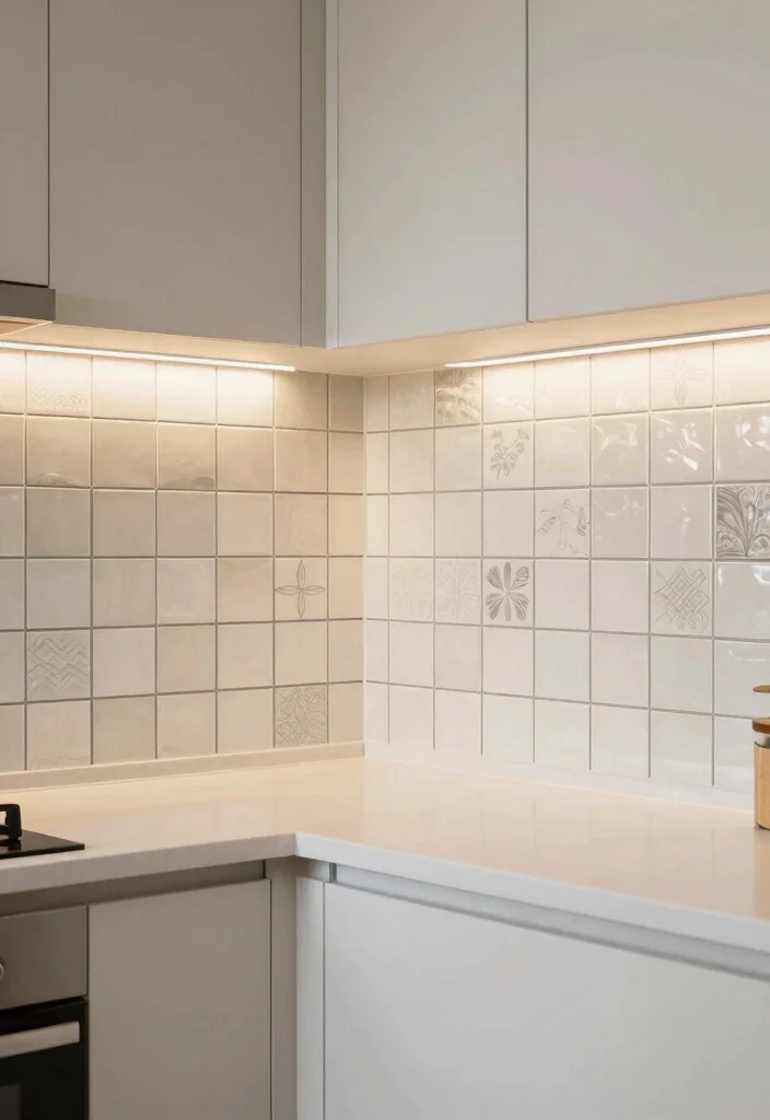 18 Black Tile Backsplash Kitchen Ideas With Dramatic Style - 9. Black Grout with Light Tiles 1