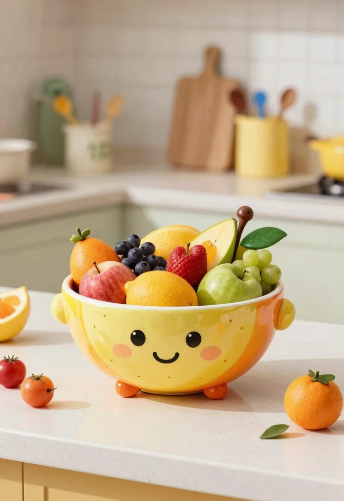 18 Cute Kitchen Decor Ideas That Add Personality 14 18 Cute Kitchen Decor Ideas That Add Personality - 14. Whimsical Fruit Bowls 1