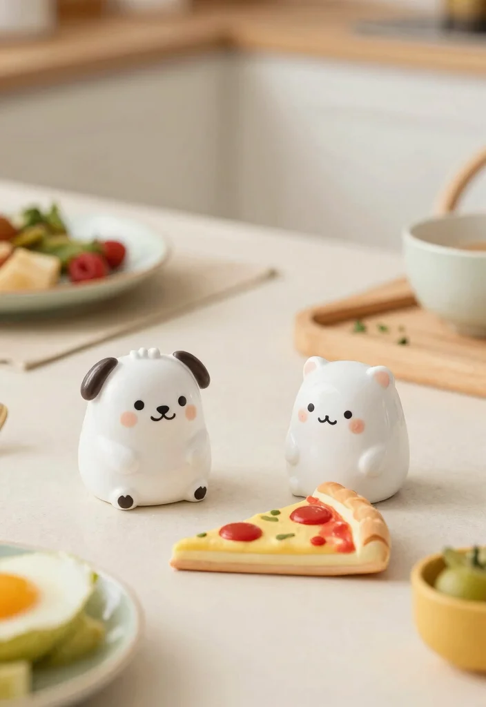 18 Cute Kitchen Decor Ideas That Add Personality 17 18 Cute Kitchen Decor Ideas That Add Personality - 17. Quirky Salt and Pepper Shakers 1